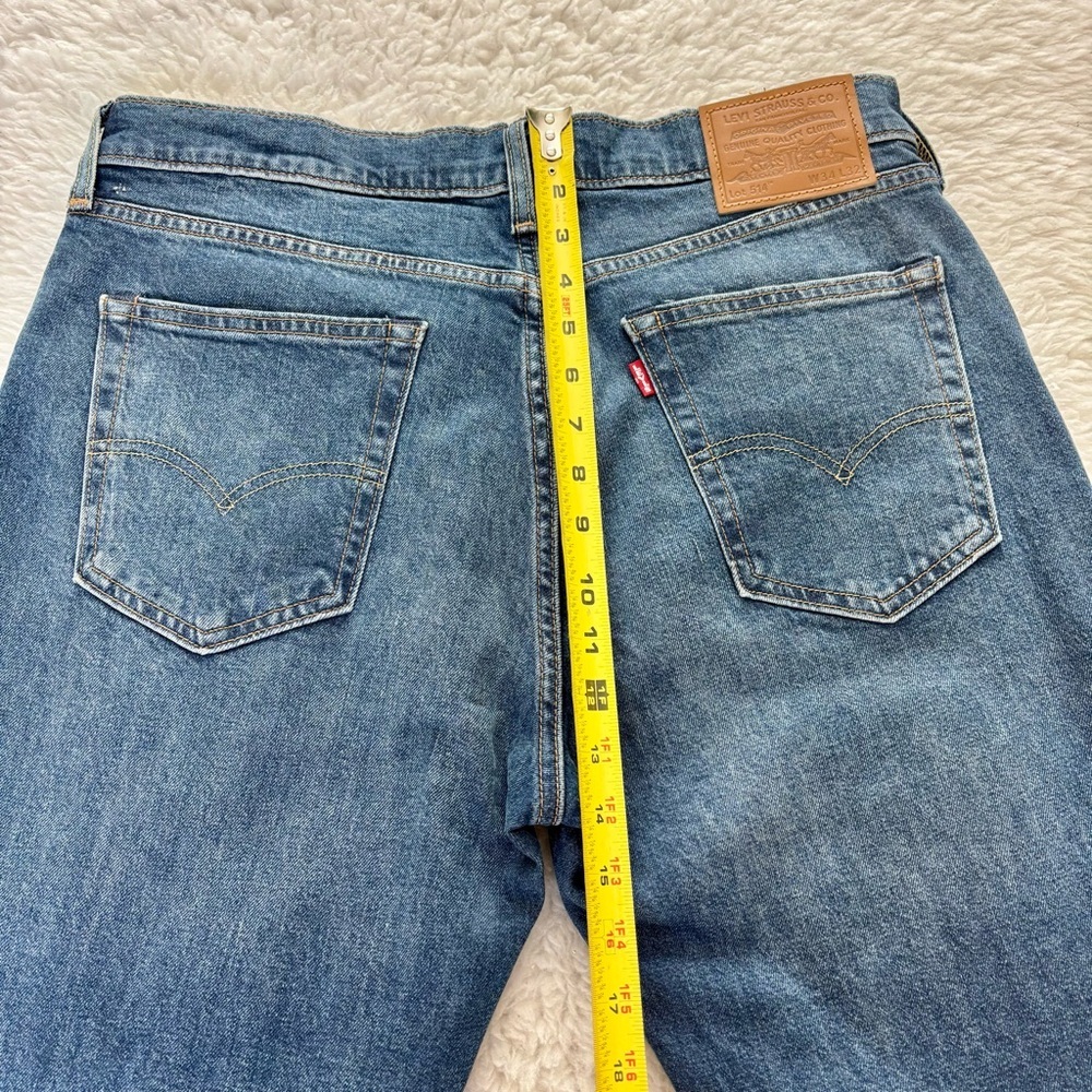 Levi's Classic Straight lot 514  Blue Jeans size W34 L32 - Picture 10 of 12